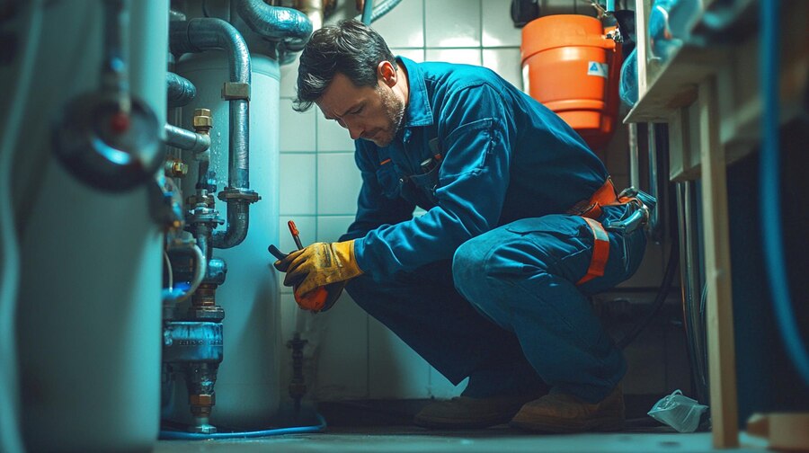 Sump pump installer