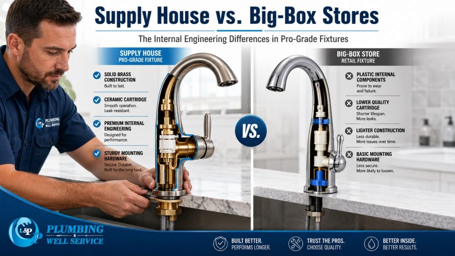pro-grade fixtures vs big box stores fixtures